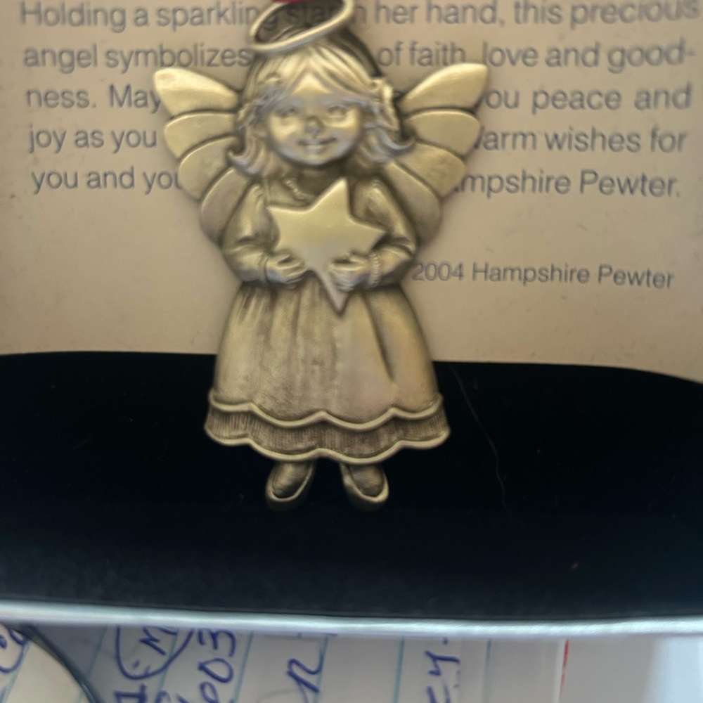 Hampshire Pewter Angel Ornament